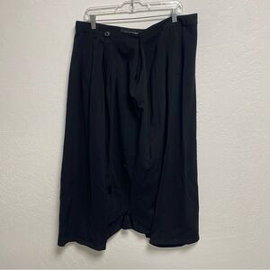 Damir Doma • avant garde wool drop crotch trousers